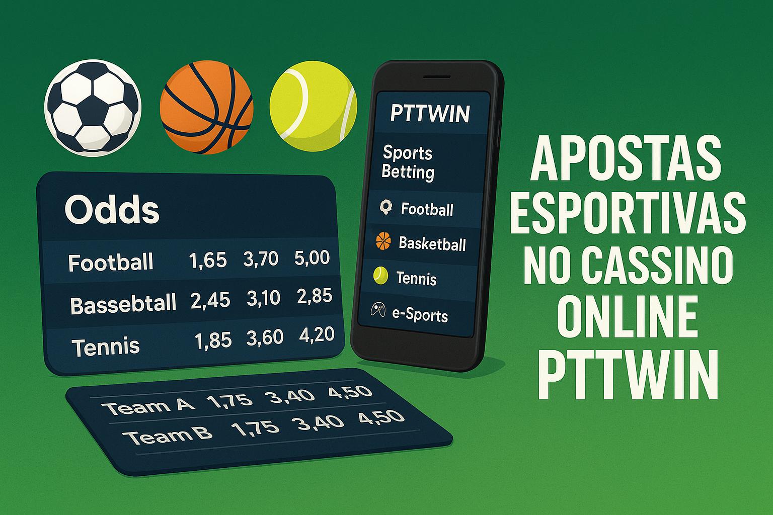 Aposte em apostas esportivas no cassino online PTTWIN
