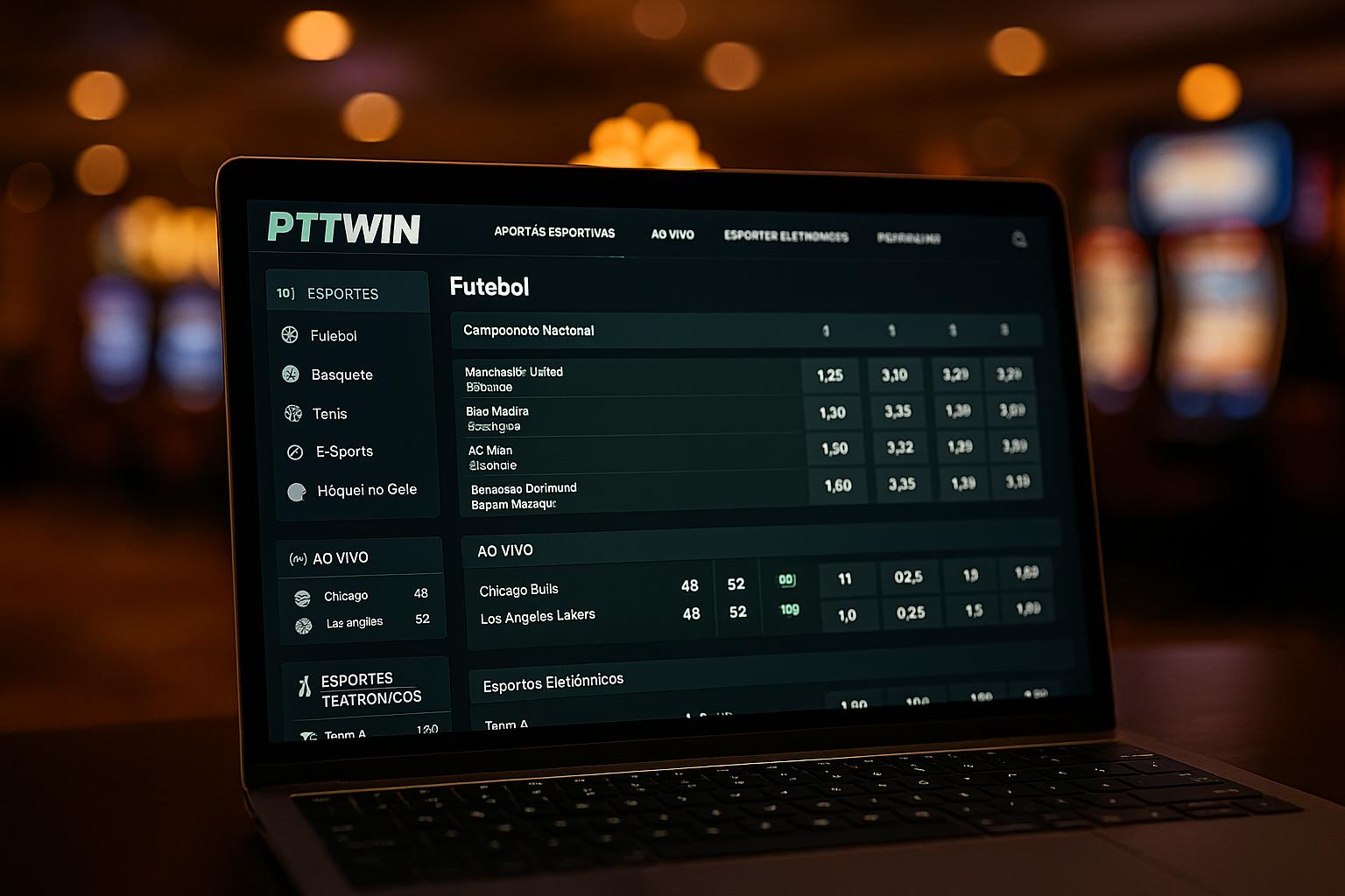 Apostas esportivas no cassino online PTTWIN  